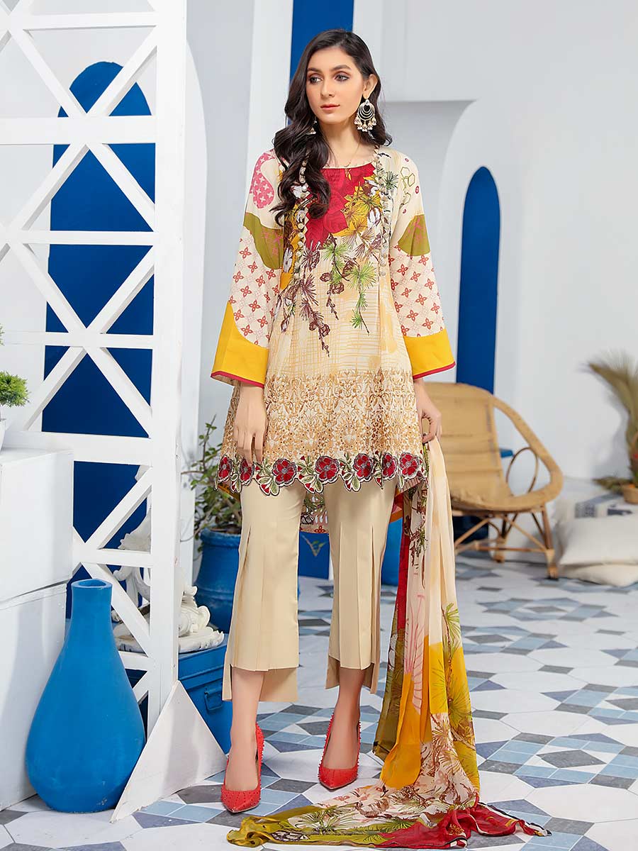 Aalaya Chicken Kari Lawn Vol 10 '21 D#07
