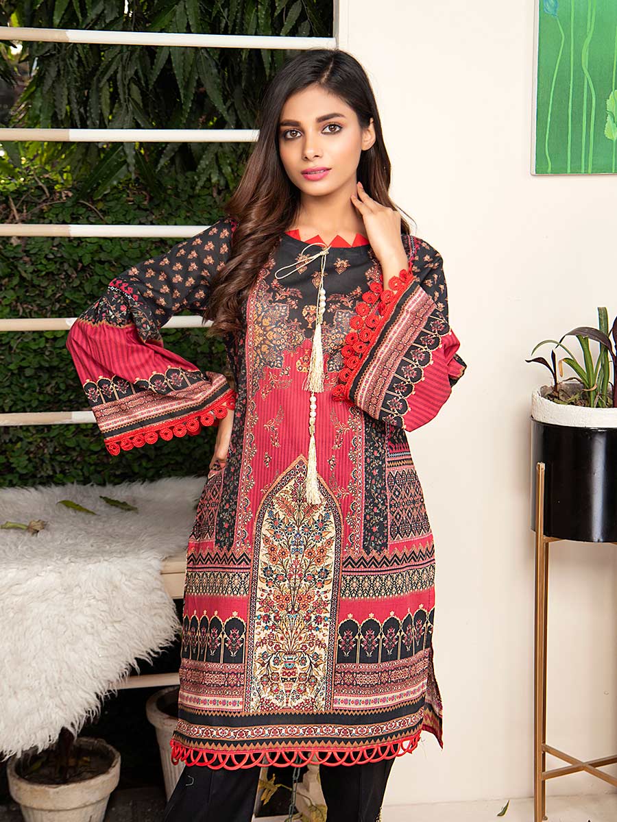 Aalaya Premium Lawn Shirt Vol 1 2021 D#19