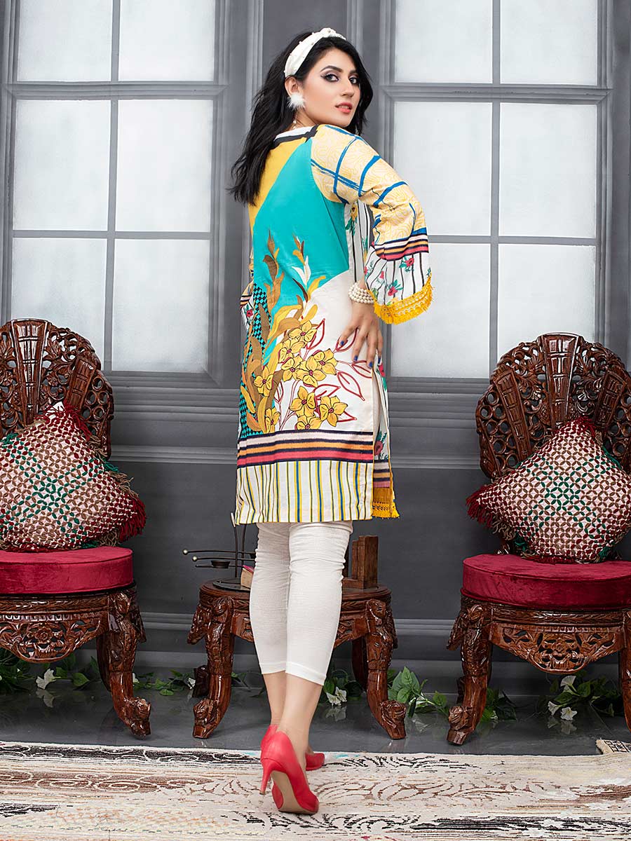 Aalaya Premium Stitch Lawn Shirt Vol 02 2021 D#10