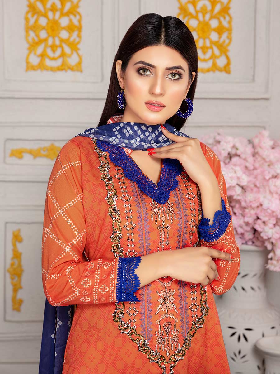 Aalaya Lawn Chunri collection Vol 05 2021 D#01