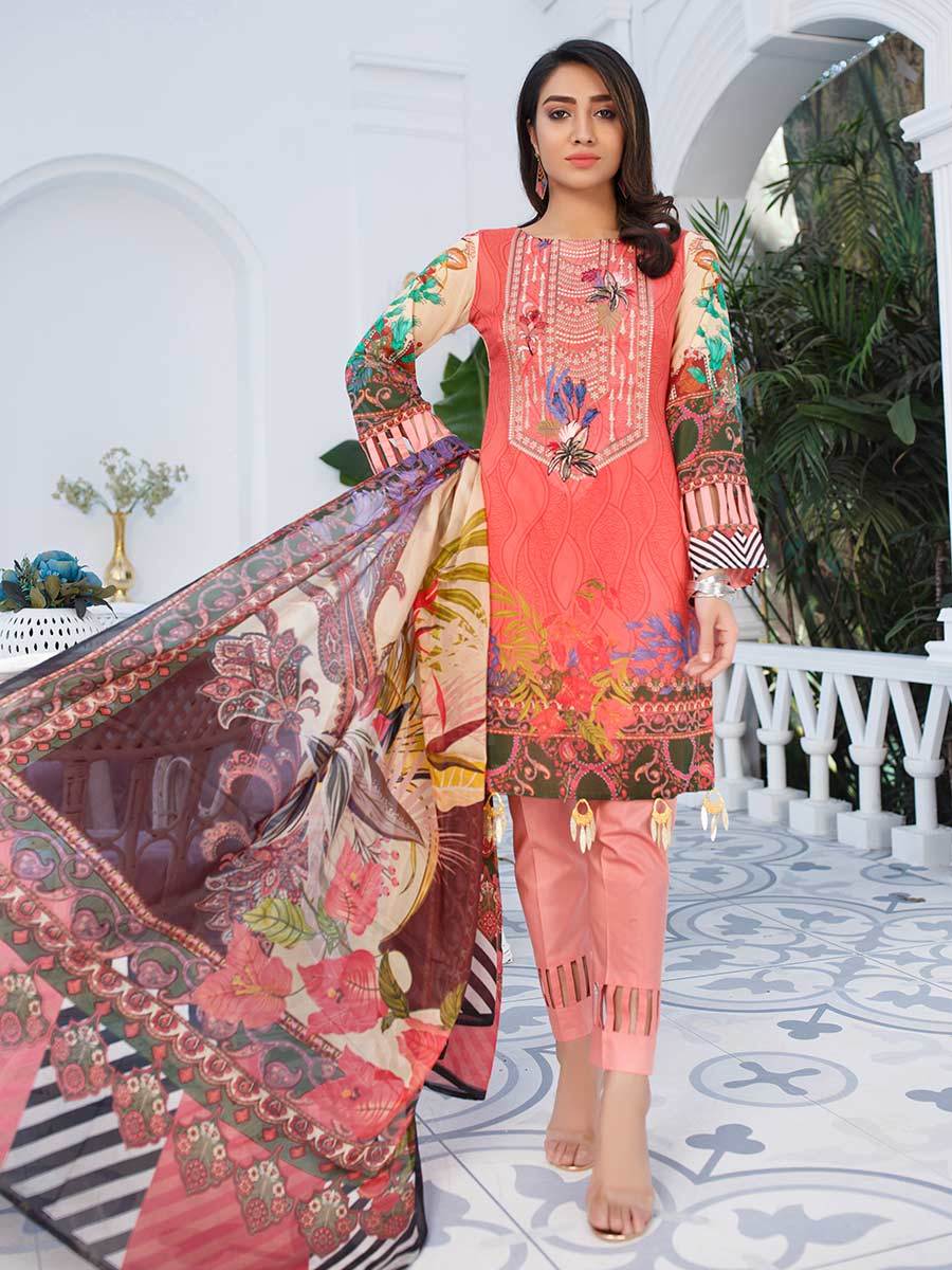 Aalaya Embroidered Swiss Lawn Vol A3 '21 D#02