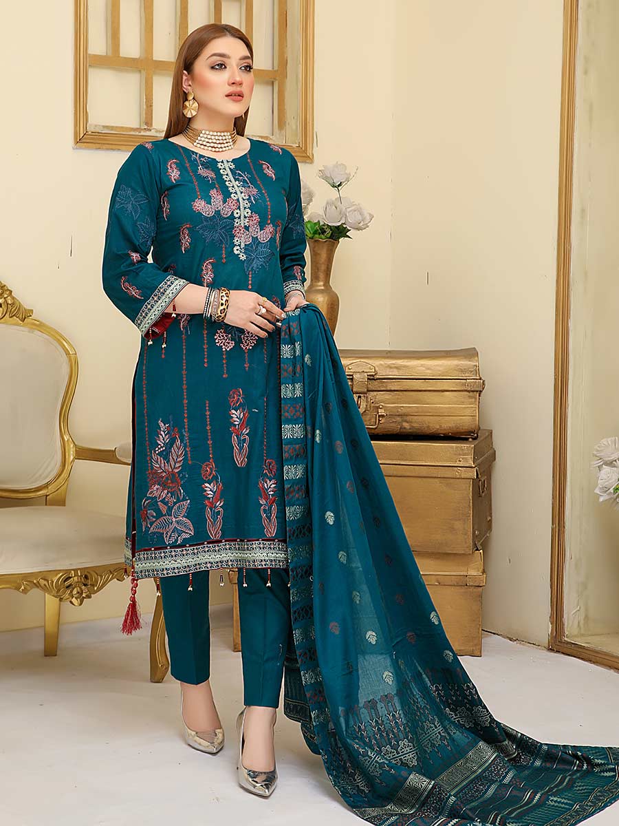 Aalaya Exclusive Embroidered Lawn Vol 5 2021 D#01