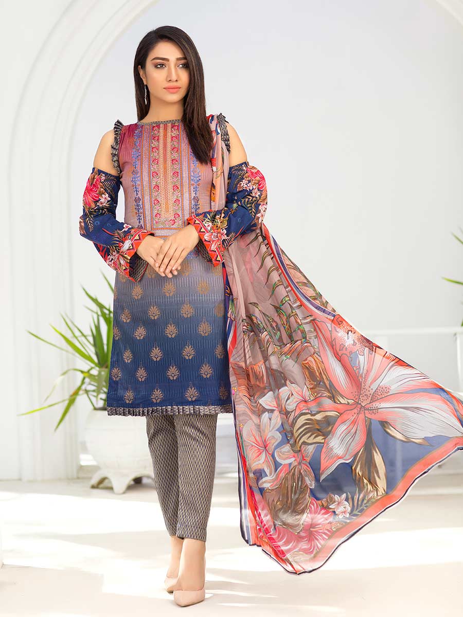 Aalaya Embroidered Lawn Vol A1 '21 D#03