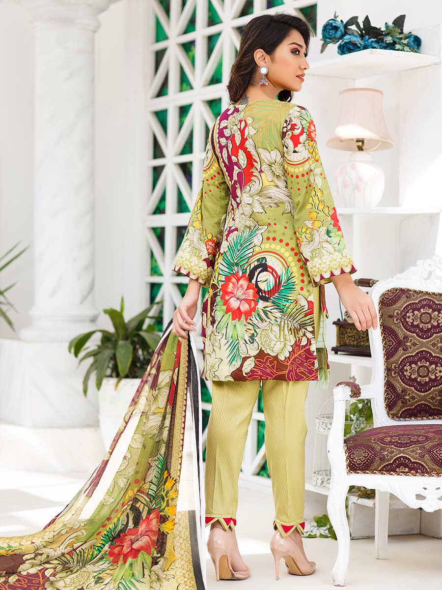 Aalaya Embroidered Lawn Vol A1 '21 D#06