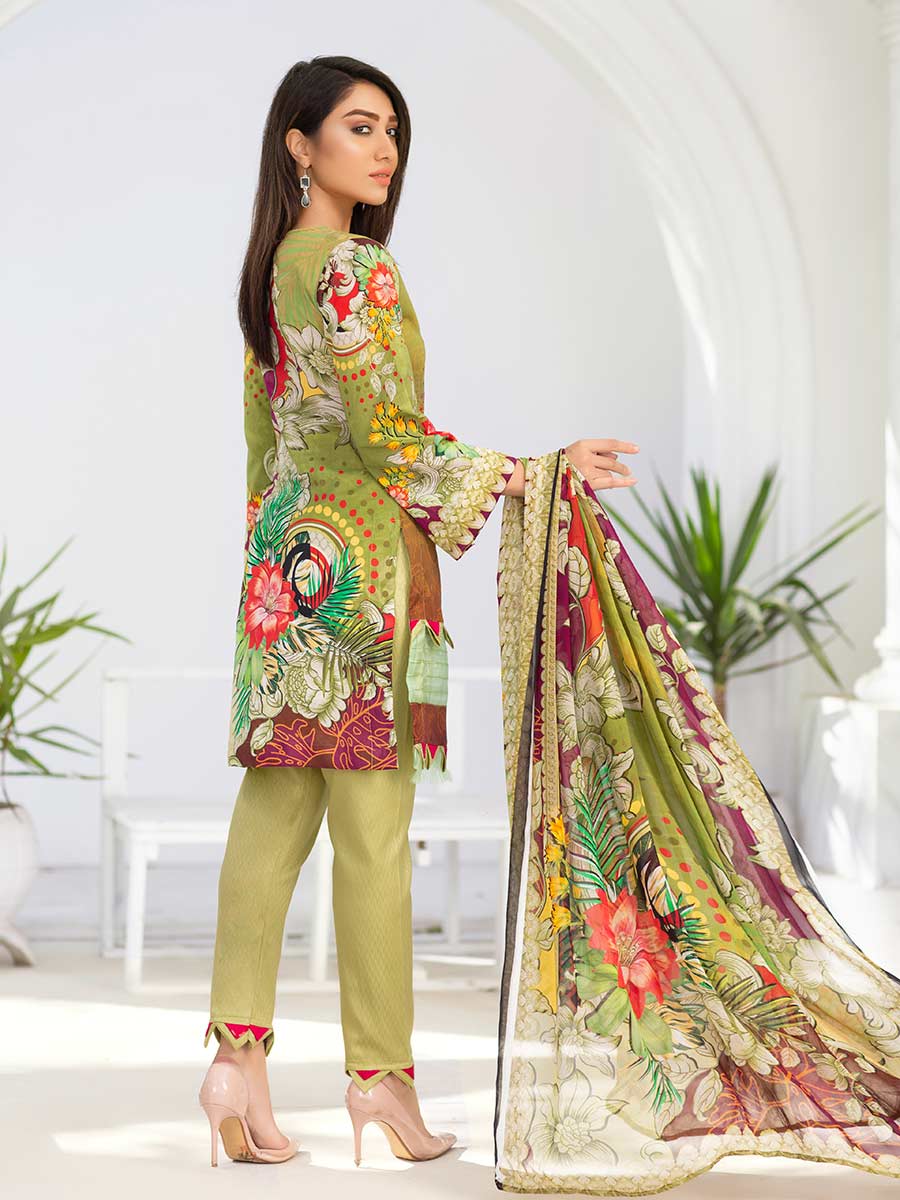 Aalaya Embroidered Lawn Vol A1 '21 D#06