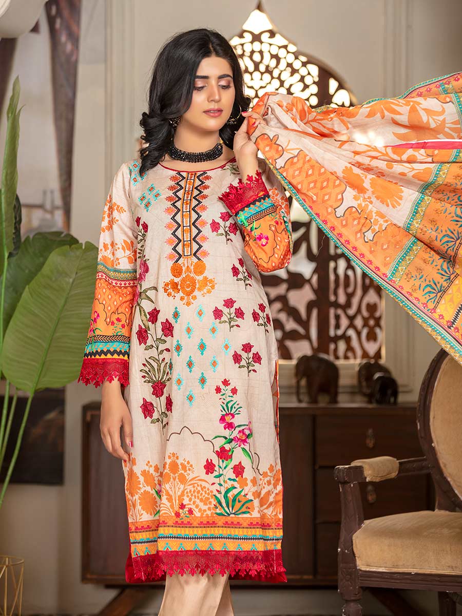 Aalaya Embroidered Lawn Vol A10 2021 D#06