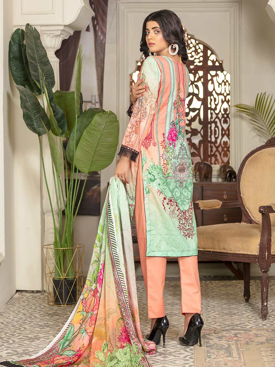 Aalaya Embroidered Lawn Vol A10 2021 D#07