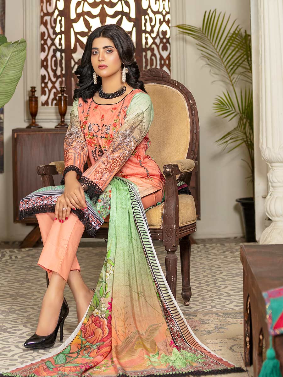 Aalaya Embroidered Lawn Vol A10 2021 D#07