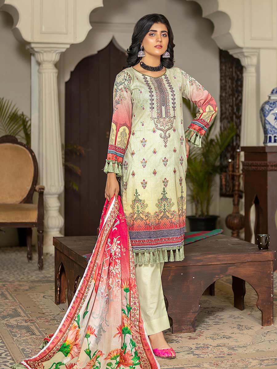 Aalaya Embroidered Lawn Vol A10 2021 D#10