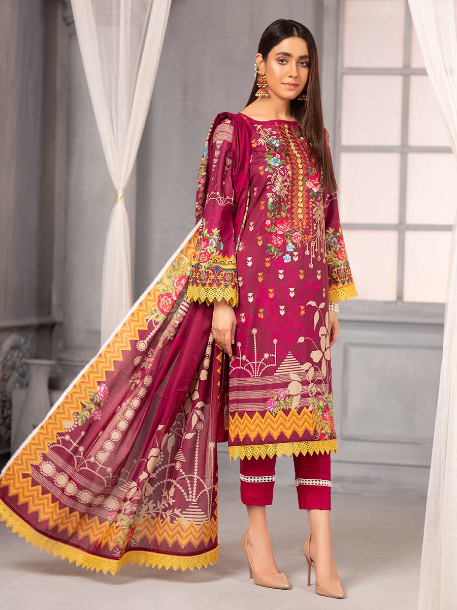 Aalaya Embroidered Lawn Vol A11 2021 D#01