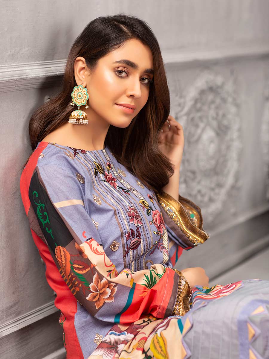 Aalaya Embroidered Lawn Vol A11 2021 D#09