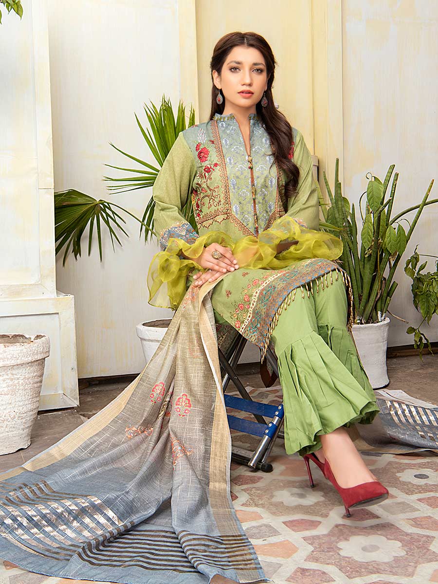 Aalaya Embroidered Lawn Vol A14 2021 D#06