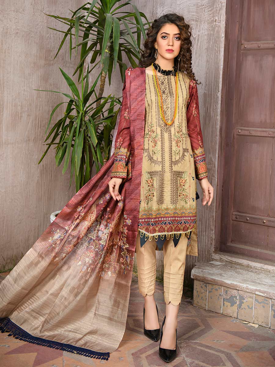 Aalaya Embroidered Lawn Vol A19 2021 D#08