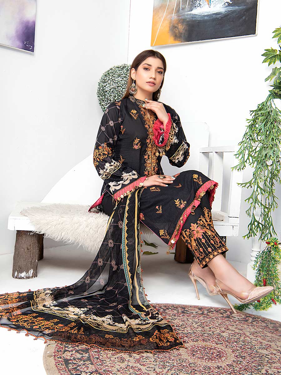 Aalaya Embroidered Lawn Vol A4 '21 D#02