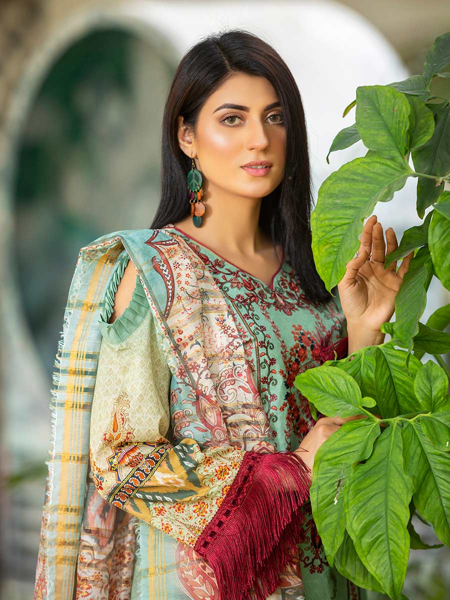 Aalaya Embroidered Lawn Vol A5 '21 D#06