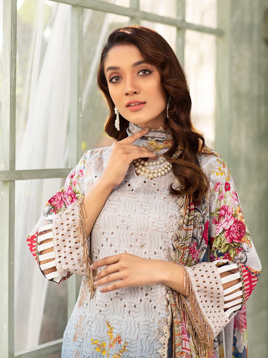 Aalaya Embroidered Lawn Vol A6 2021 D#01