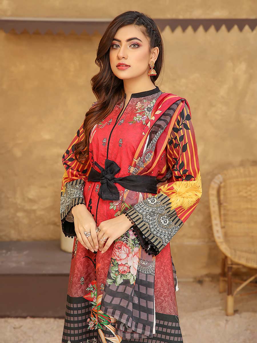 Aalaya Embroidered Lawn Vol A7 '21 D#04