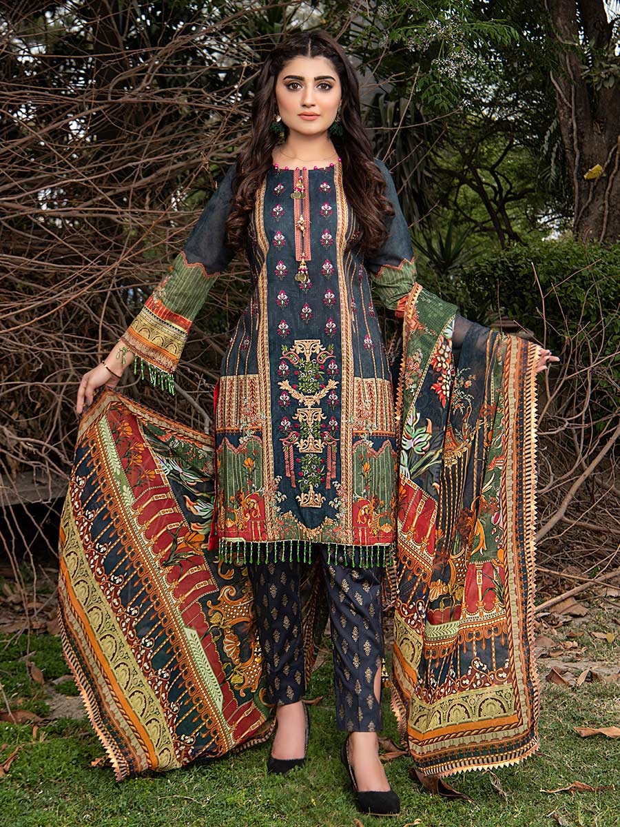 Aalaya Embroidered Lawn Vol A9 2021 D#04