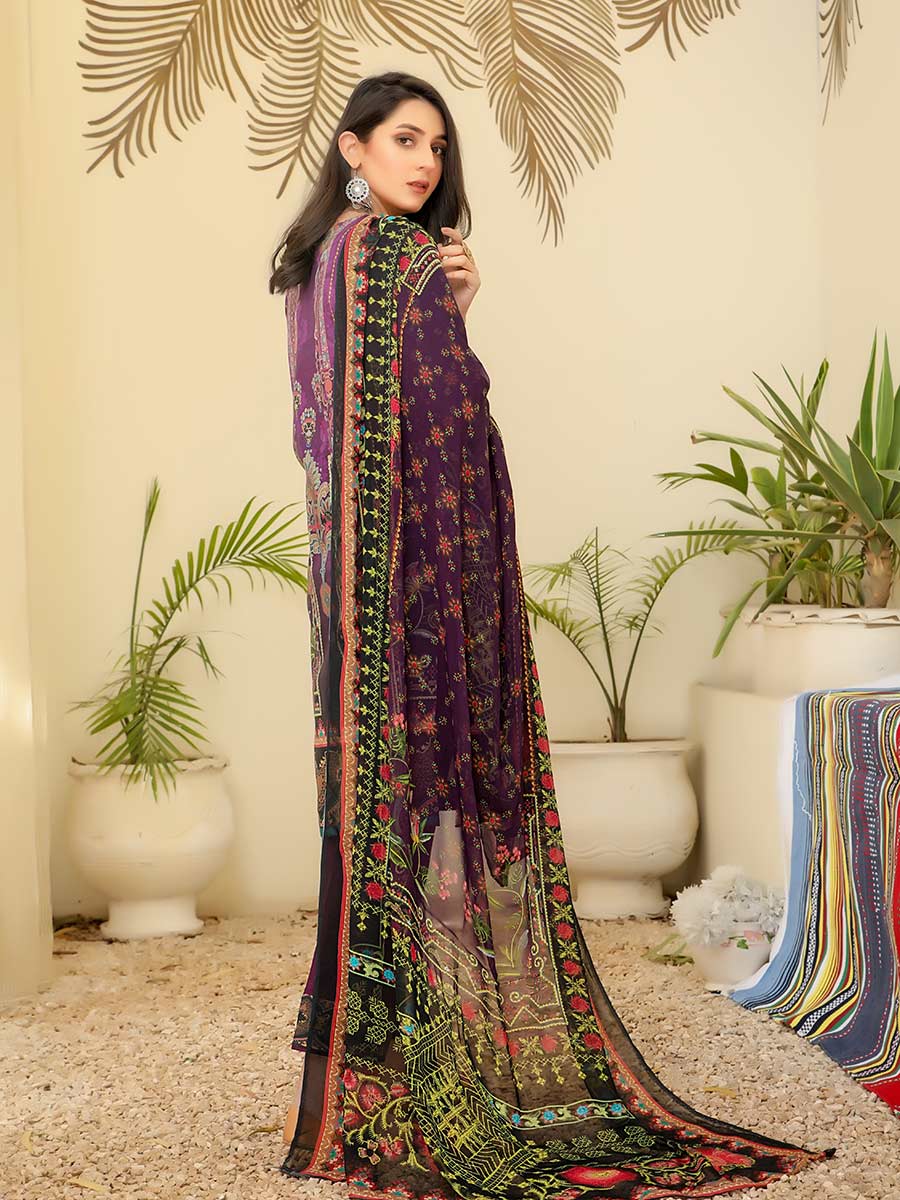Minha Embroidered Lawn Vol C4 2022 D#07