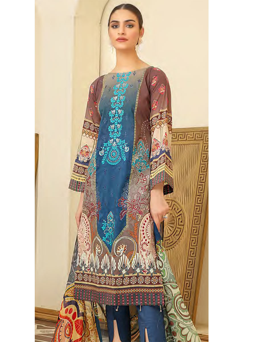 Minha Embroidered Lawn Vol C4 2022 D#12