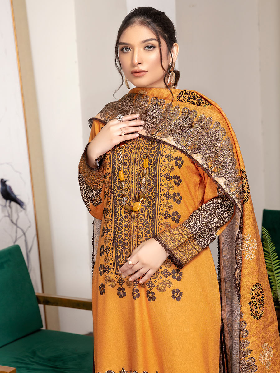 Miral By Aalaya Embroidered Dhanak 2021 D#08