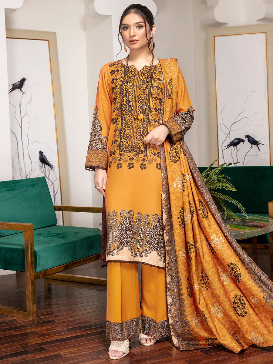 Miral By Aalaya Embroidered Dhanak 2021 D#08