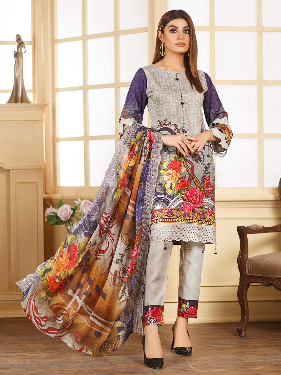 Umeed Embroidered Viscose Vol 04 2021 D#01